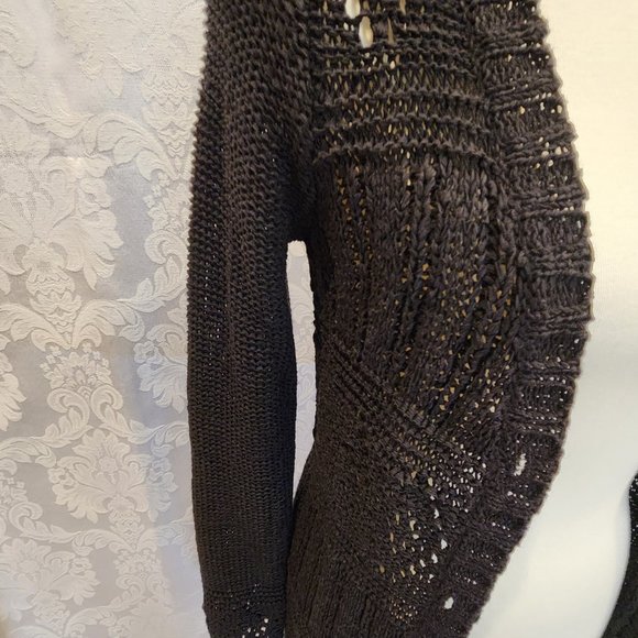 BCBG Maxazria Black Knit Sweater - Picture 5 of 15